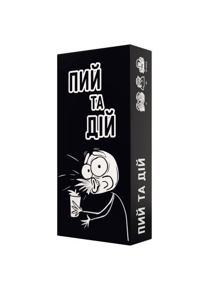 Настільна гра 18+ Пий та Дій (укр.) (80048) Bombat Game Пий та Дій (укр.) (370020849)