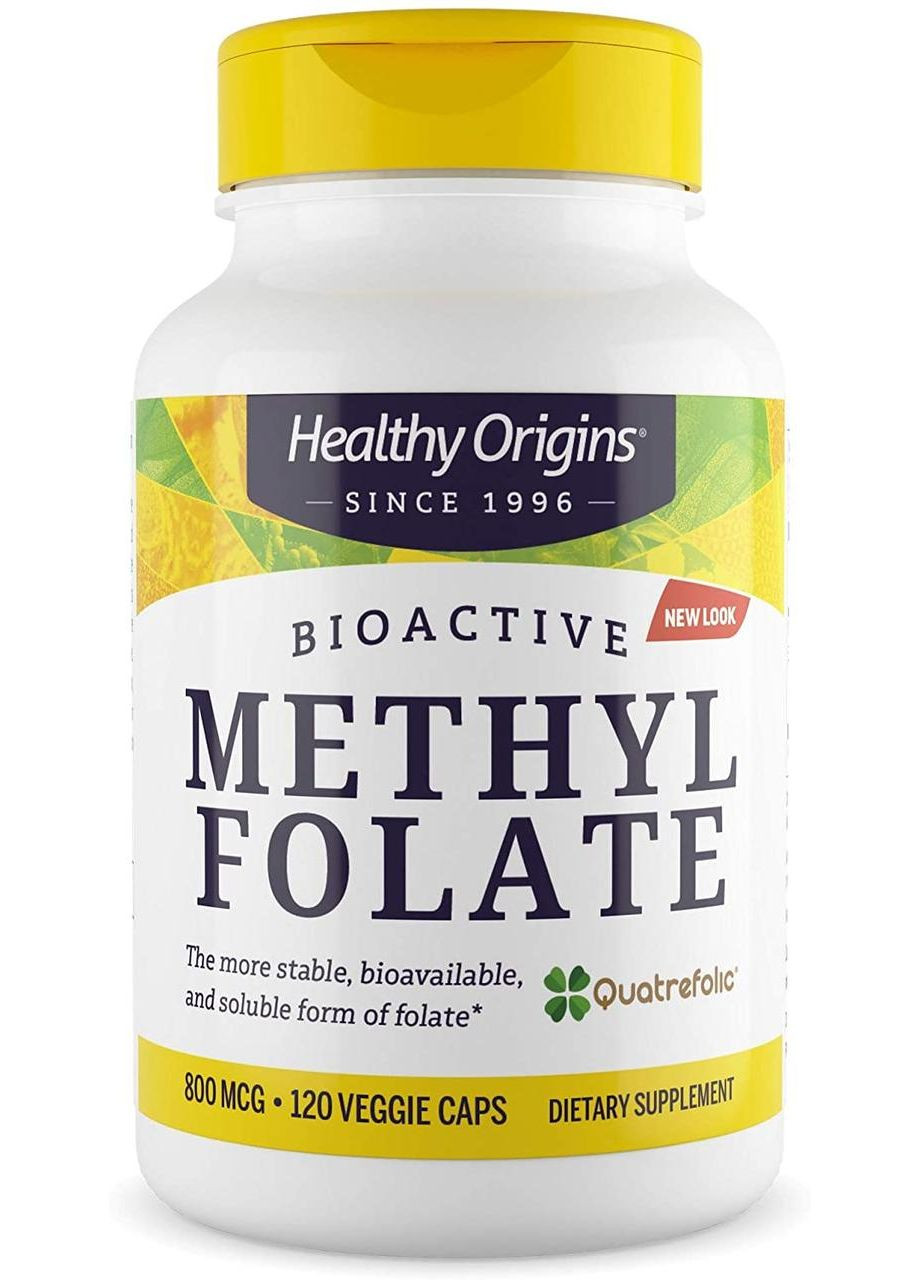 Метилфолат Фолат Methyl Folate 120 капс Healthy Origins (359473639)
