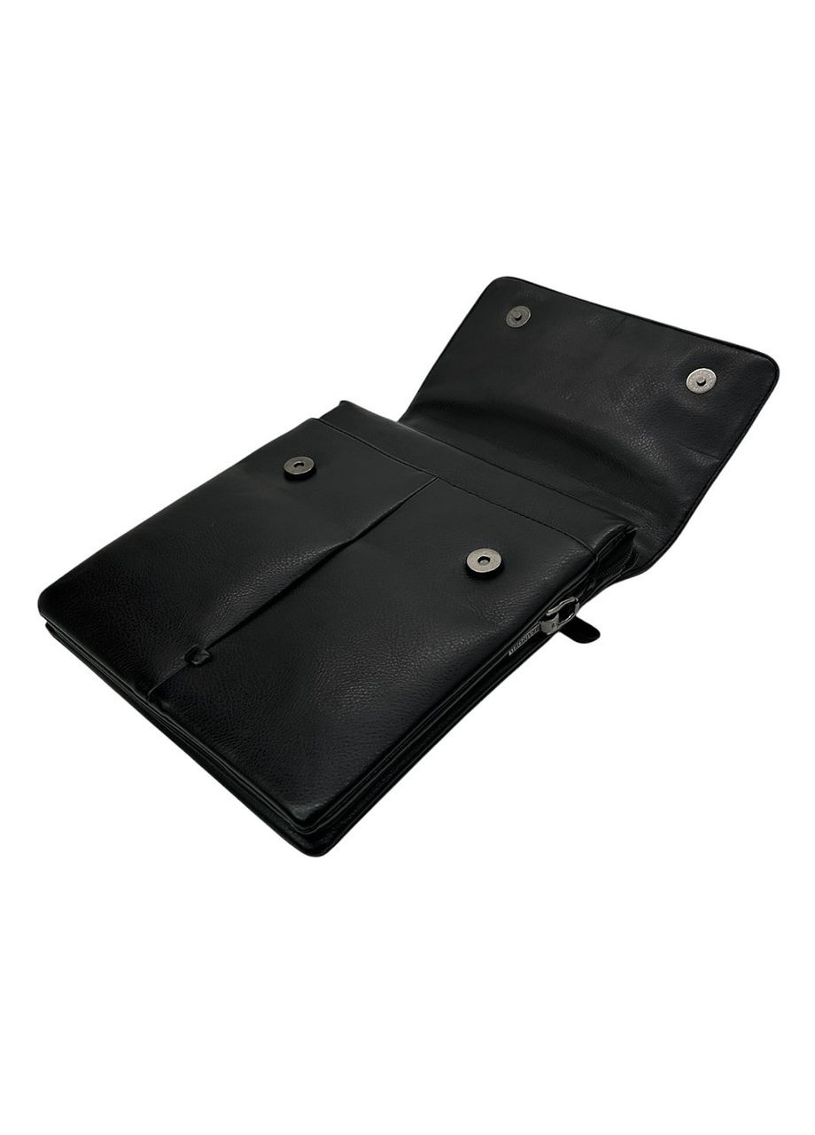 Чоловіча сумка з еко-шкіри Bradford ST9824-1 чорна 26x23x5 No Brand (371682221)