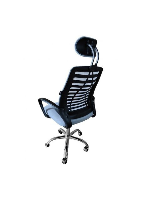 Крісло офісне B-6200 сіре Bonro (349819289)