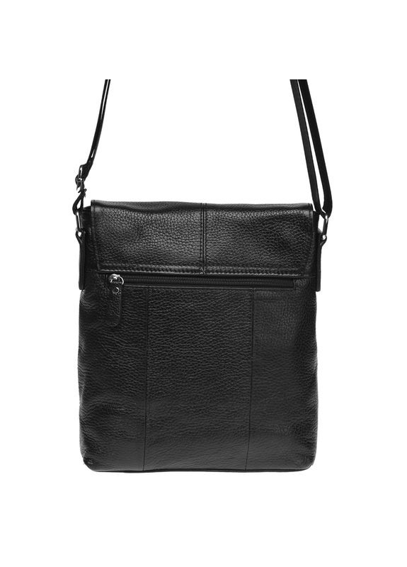 Мужская кожаная сумка K15103-black Borsa Leather (322190037)