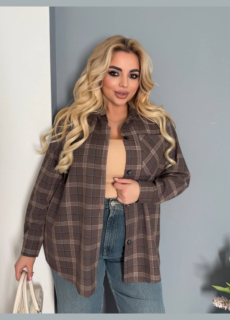 Коричневая рубашка Osoblyva