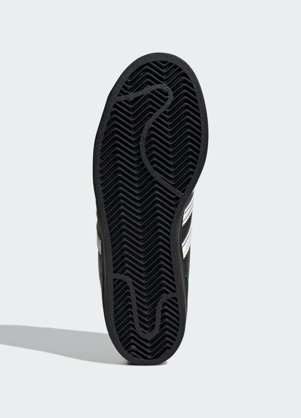 Чорні всесезонні кросівки superstar x kseniaschnaider adidas