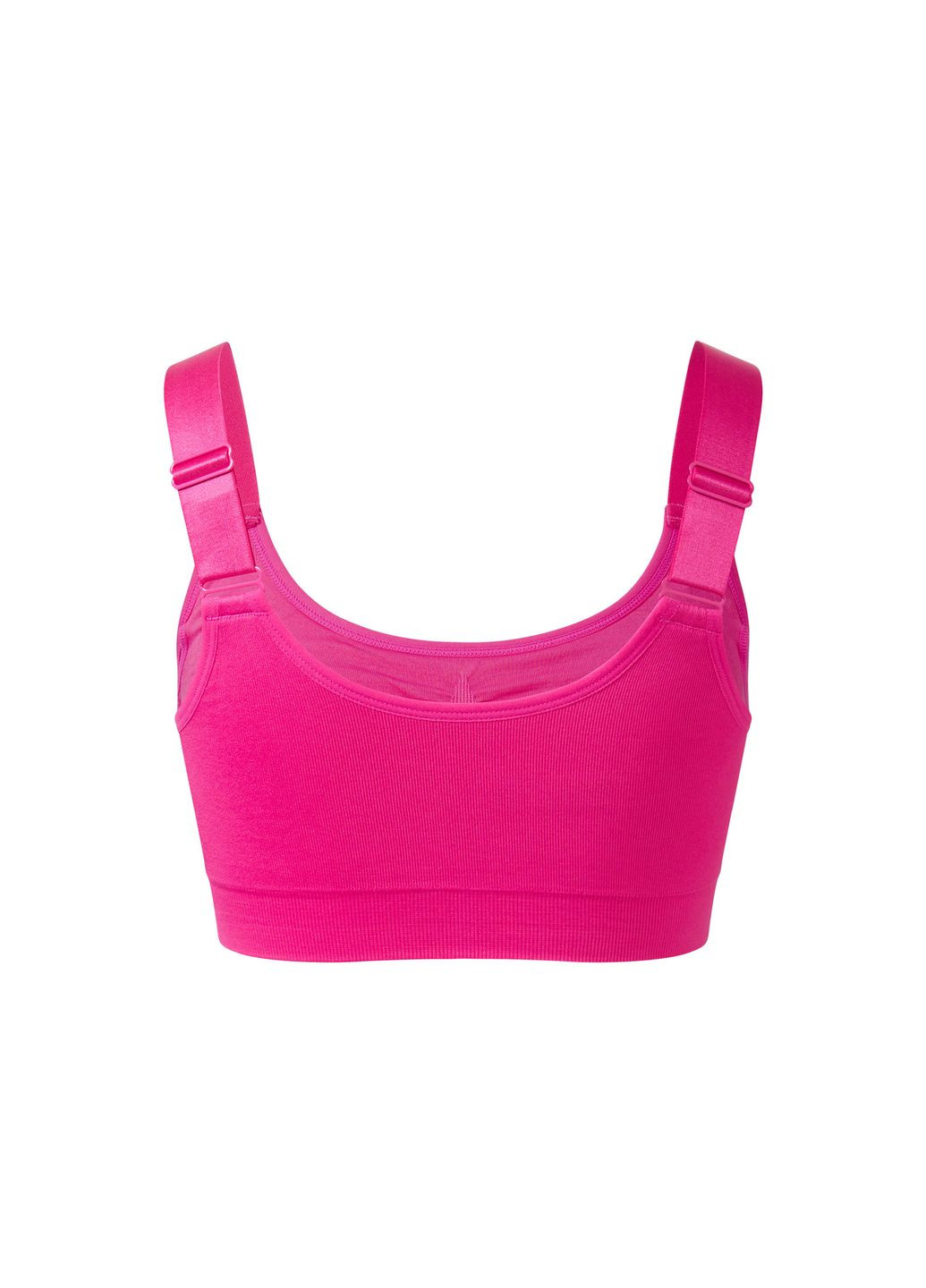 Спортивный топ бесшовный со съемными вкладками для женщины LYCRA® 434748 Crivit (332123395)