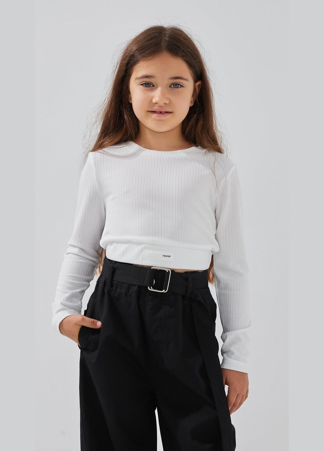 Молочная однотонная блузка MyChance демисезонная