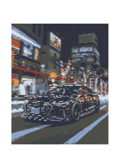 Алмазна мозаїка "Чорна ауді" 40х50 см Origami (368779046)