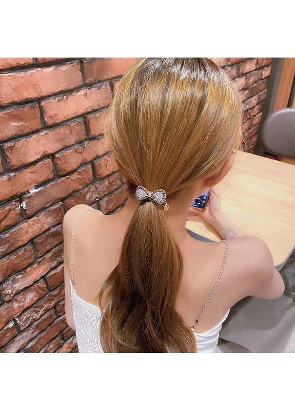 Стильная женская резинка для волос с блестящим объемным Бантом ( ) China (368682336)