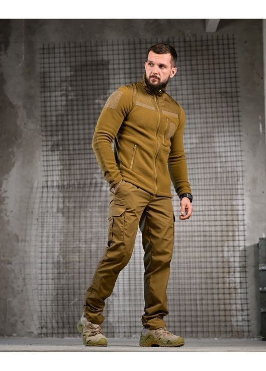 Тактичний чоловічий демісезонний костюм Rip-stop койот No Brand