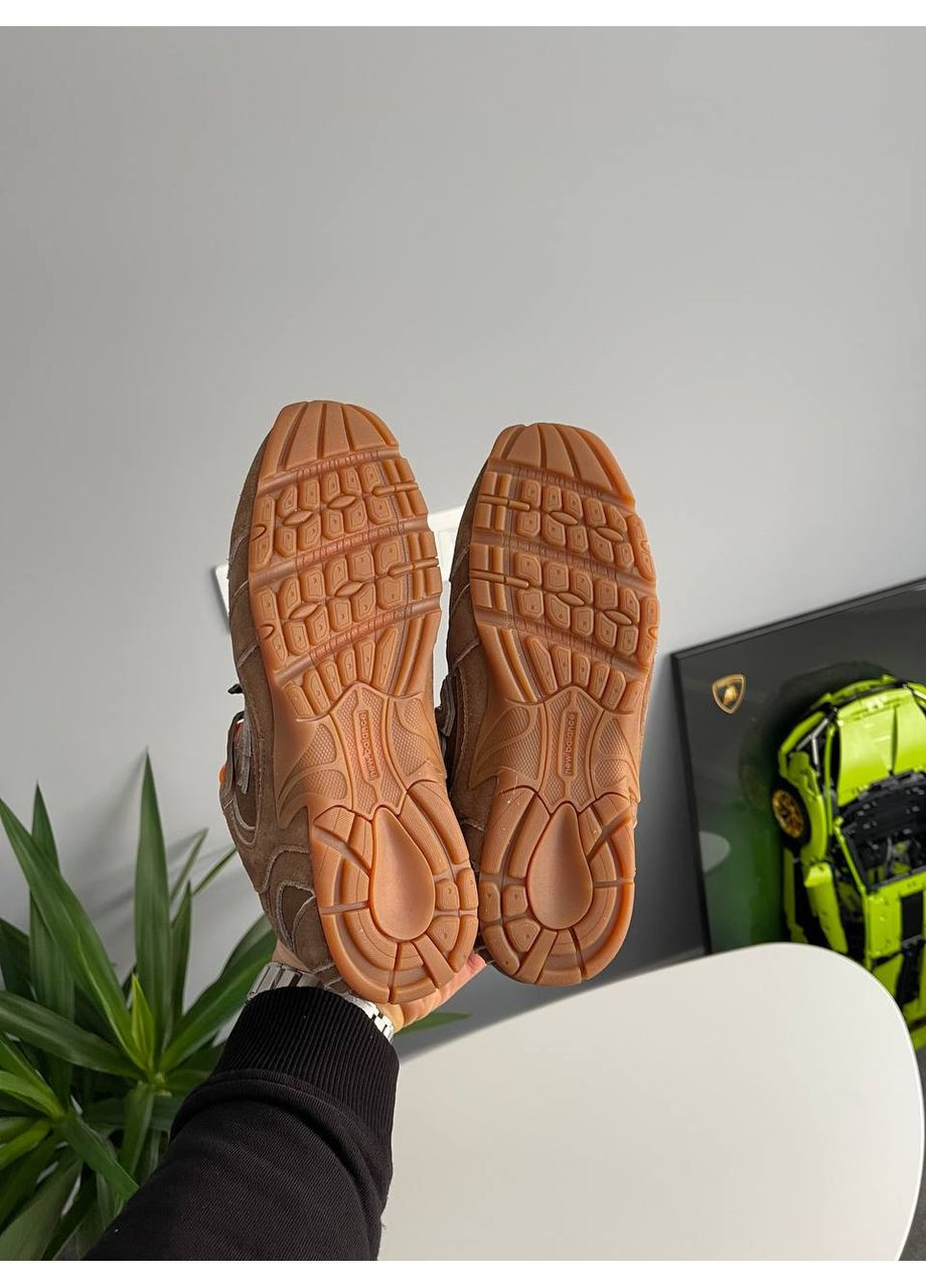 Коричневые демисезонные кроссовки мужские и женские new balance x miu miu 530 brown | нью беланс 530 коричневые No Brand