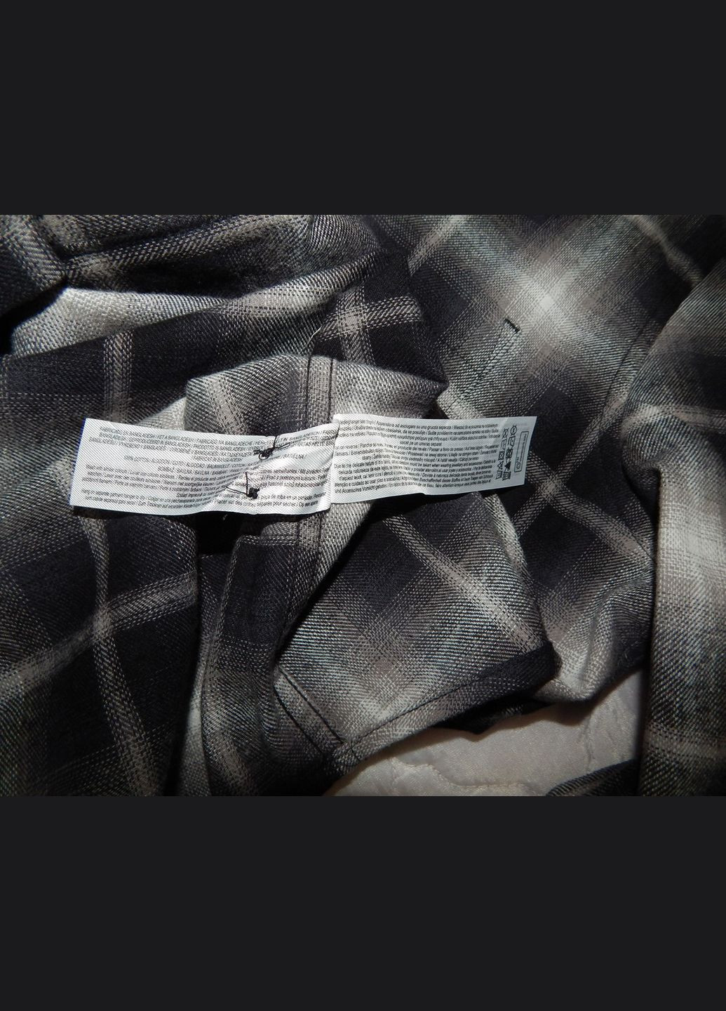 Чоловіча тепла сорочка з довгим рукавом р.52 010RTXS Primark (315360048)