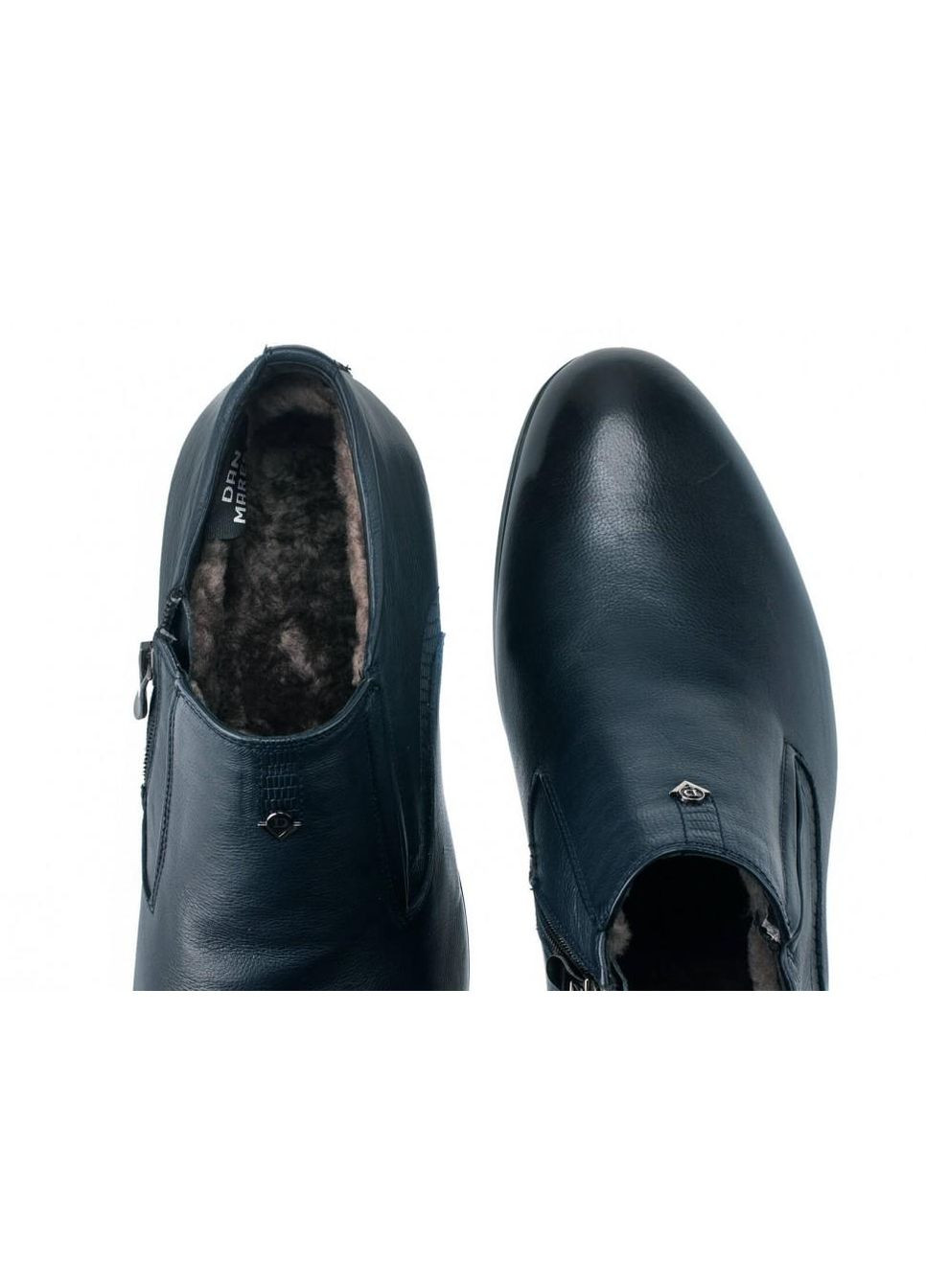 Темно-синие зимние ботинки 7194163 41 цвет тёмно-синий Dan Marest