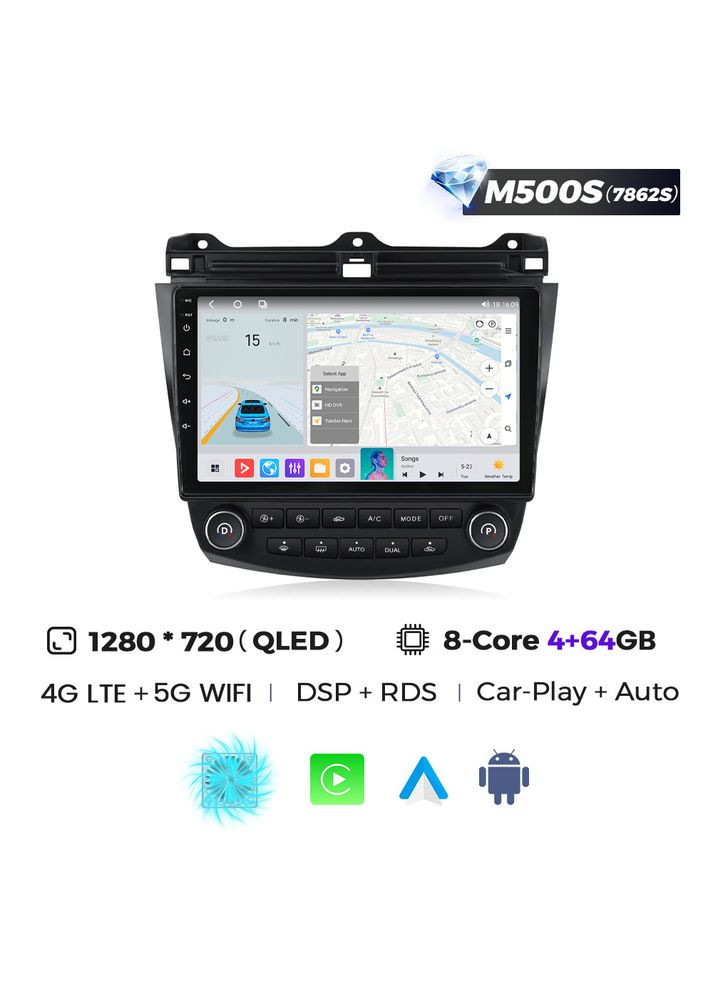 Штатна магнітола Mekede MS Accord 7 (2005-2008) MS 4Gb+64Gb QleD Honda (352261939)