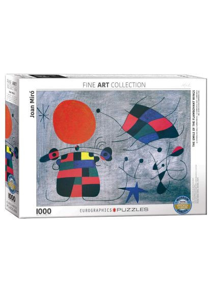 Пазл Усмішка з яскравих крил Жоан Міро (6000-0856) Eurographics Улыбка из ярких крыльев. Жоан Миро, 1000 элементов (366105808)