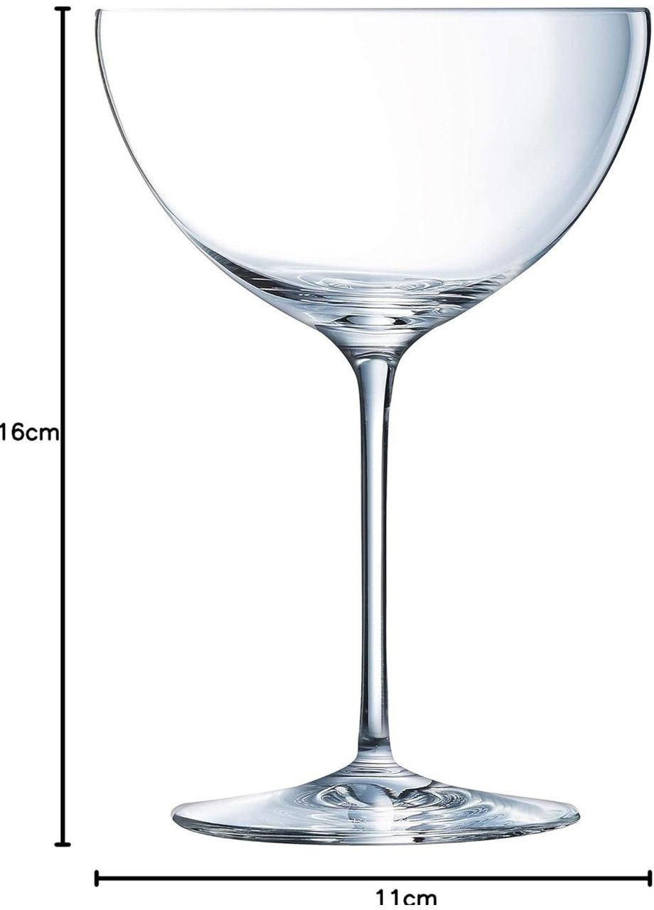 Набір келихів для коктейлів та шампанського ARC Chef&Sommelier Champagne&Cocktail 350 мл N8214 Arcoroc (302312055)