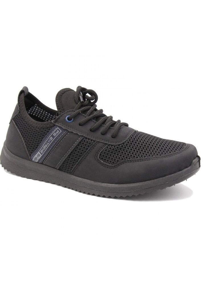 Чорні Літні чоловічі кросівки із сітки Trend 45612