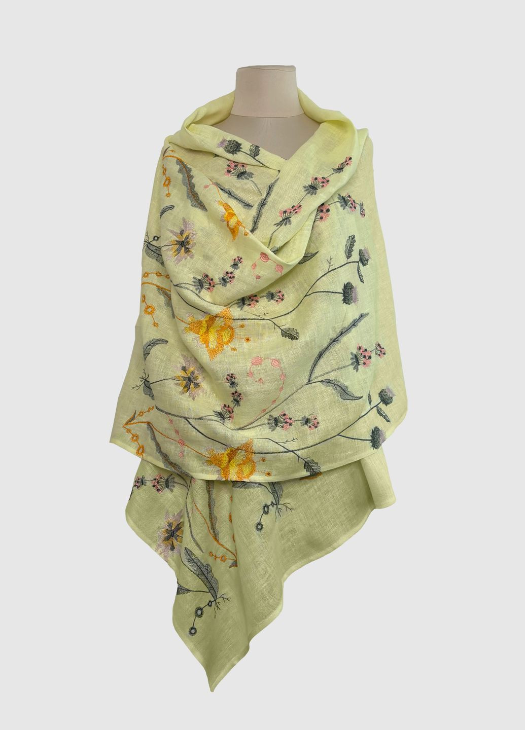 Шарф Шарм, Белый, р.70*195, код 132-00/407/101 ГАЛЕРЕЯ ЛЬОНУ (341530111)