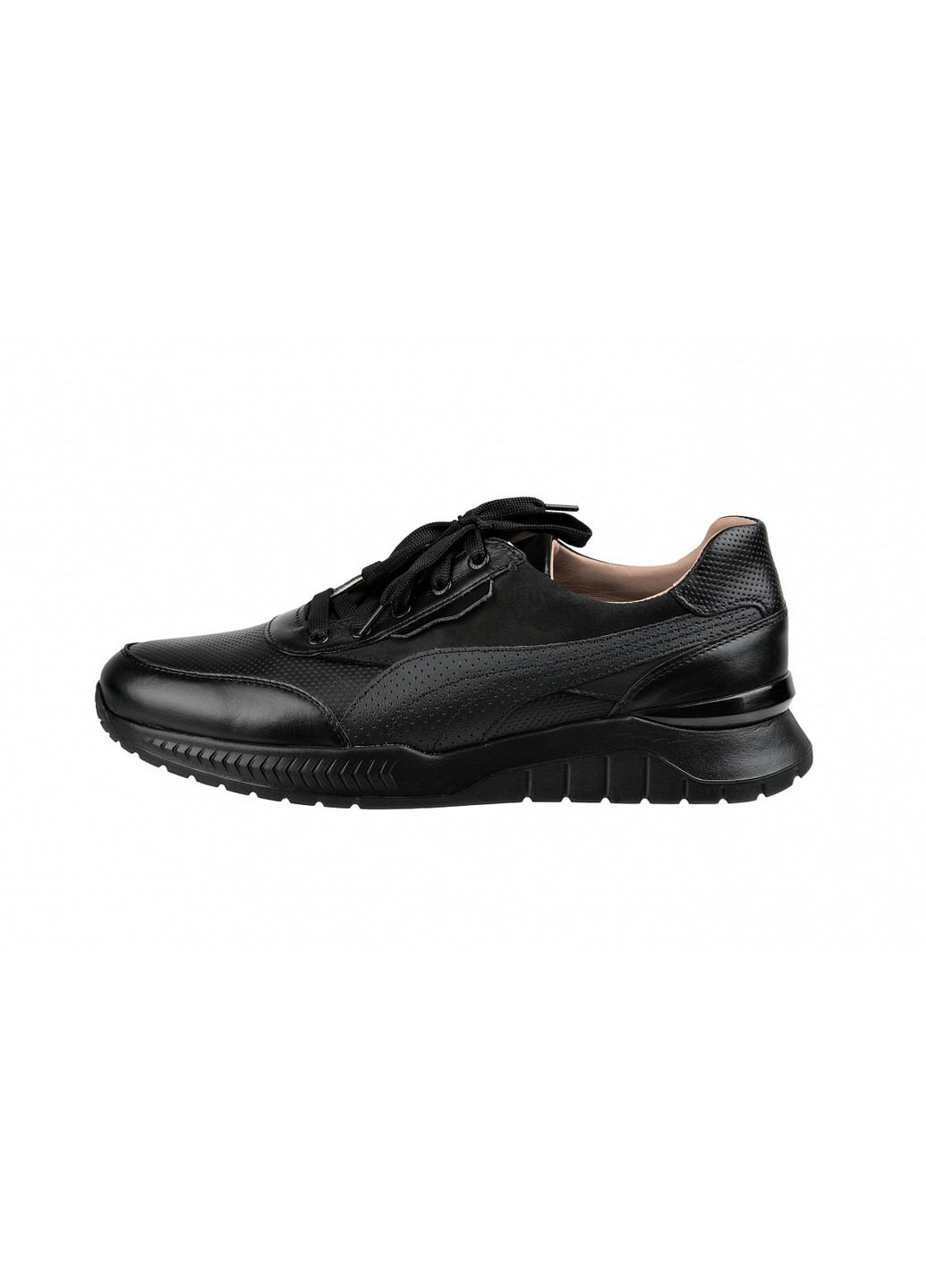 Черные демисезонные кросівки 45_3992 Леомода