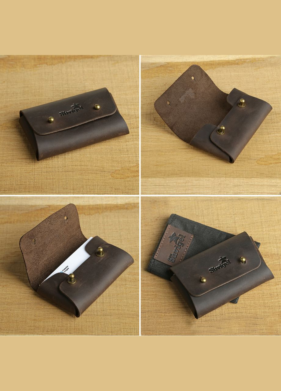 Визитница 16160 Коричневая. Shvigel (298569577)