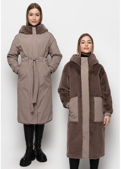 Екошуба 1331M-C Т. беж/ горне ехо SAM Samange (367582310)