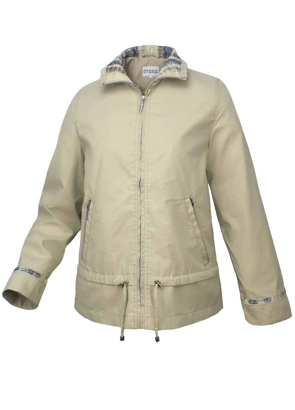 Вітровка жіноча Бежевий Розмір 44 City Classic (315698910}