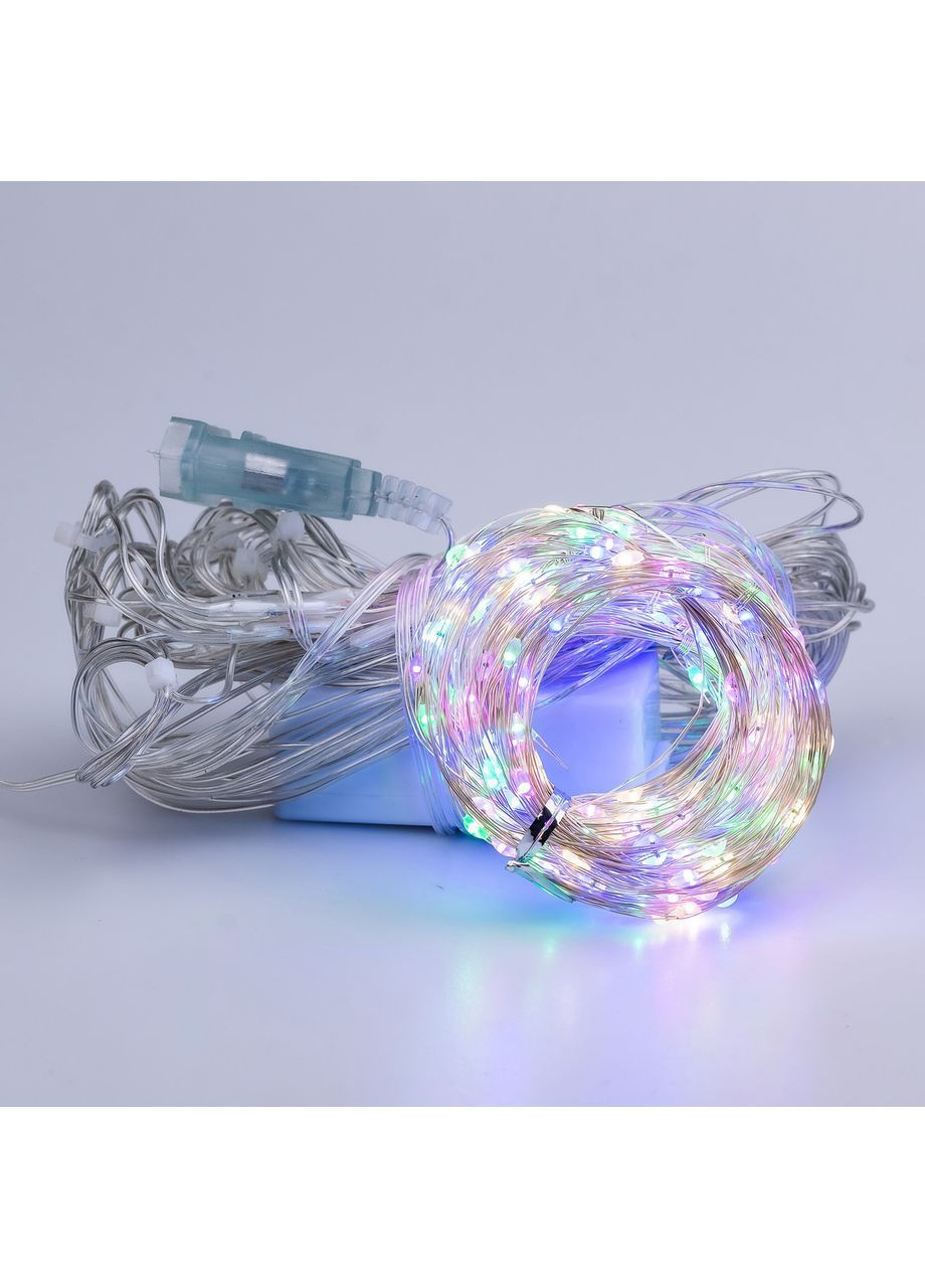 Гирлянда-штора Роса 200 LED размер 3* 3 м, мультиколор No Brand (366221543)