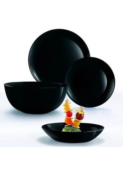 Салатник Diwali Black 21 см P0790 Luminarc (322000230)