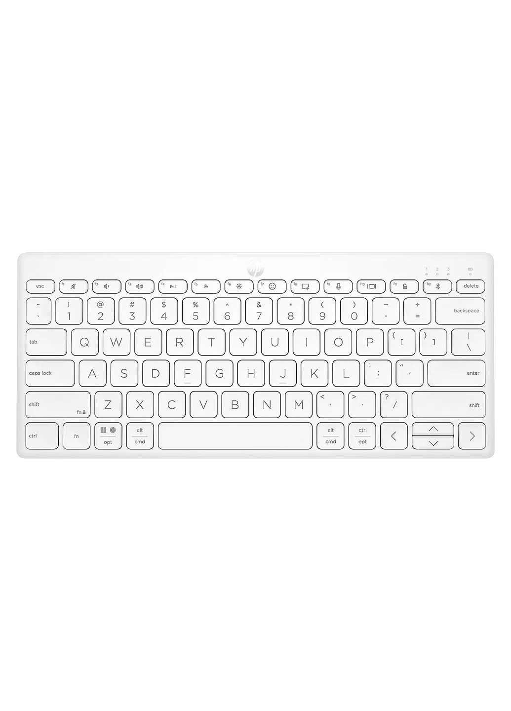Клавіатура HP 350 Compact Multi-Device Bluetooth UA White (273395253)