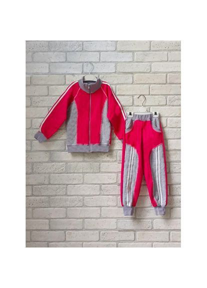 Спортивний дитячий костюм двонитка без капюшона No Brand (368883034)
