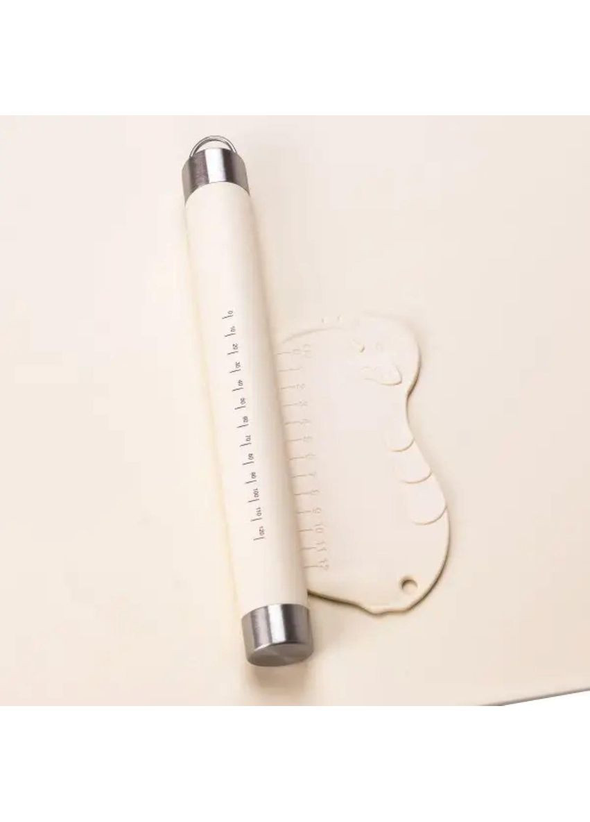 Силиконовый коврик со скалкой для раскатки теста HP34547W TS Kitchen (370800769)