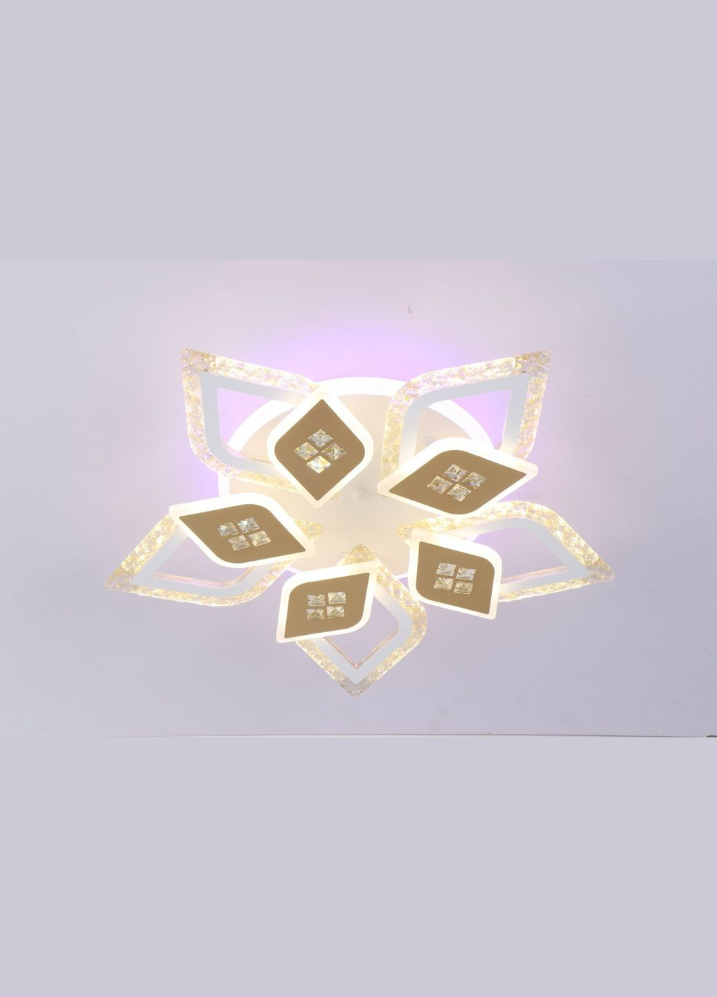 Люстра світлодіодна V K39939-5+5+1 WT+gold з пультом Valeso (293516478)