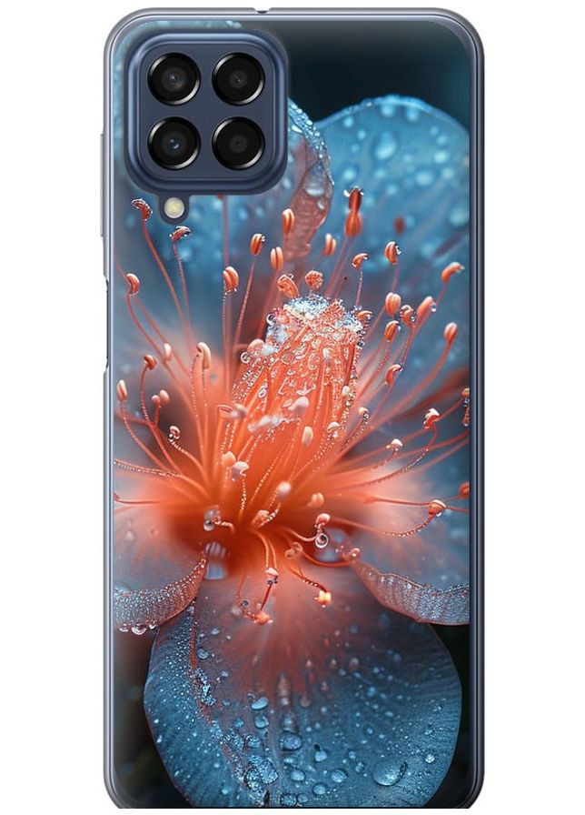 Силіконовий чохол 'Роса на квітці' для Endorphone Samsung Galaxy M33 M336B (285117684)