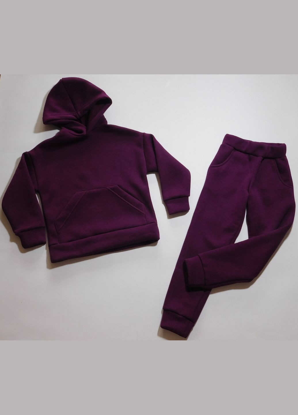 Дитячий спортивний костюм на дівчинку утеплений Бордовий Зріст 104 см - 146 см Arisha (307156990)