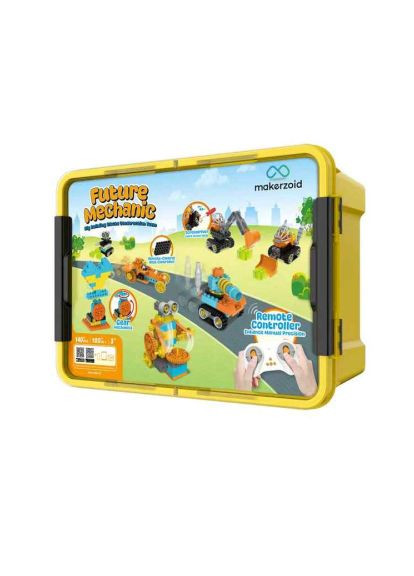 Конструктор Big Bloks - Future Mechanic (Механік майбутнього) (MKZ-OBK-EC) Makerzoid Big Bloks - Future Mechanic (Механік майбутнього) (366700009)