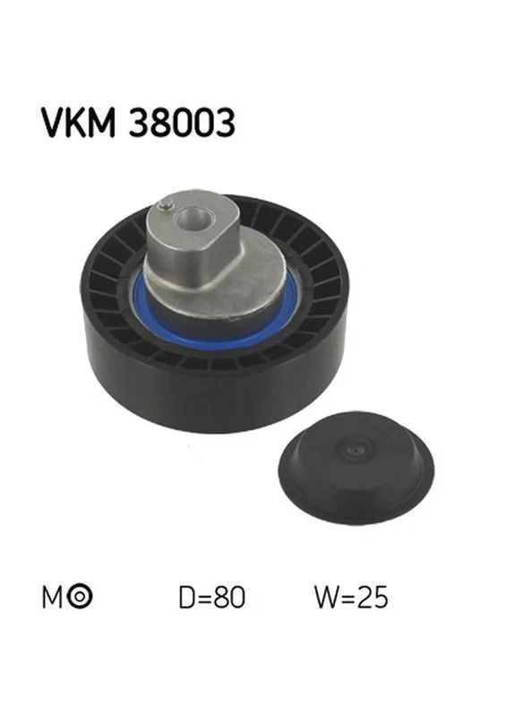 Ролик натягувача ременя VKM 38003 SKF (399657180)