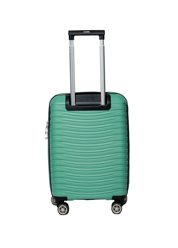 Чемодан маленький S под ручную кладь 43803 полипропилен Мятный Snowball (298728863)