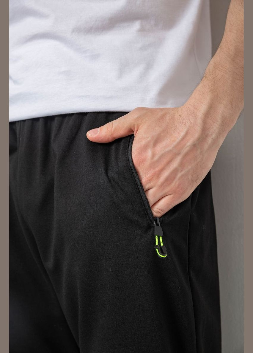 Черные спортивные, кэжуал демисезонные брюки Antisa