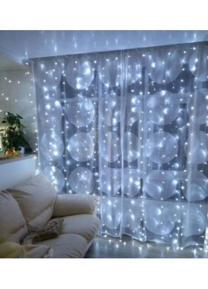Гирлянда штора Водопад 480 led 3х3 м Холодный белый (1503972535) FMA (368754305)