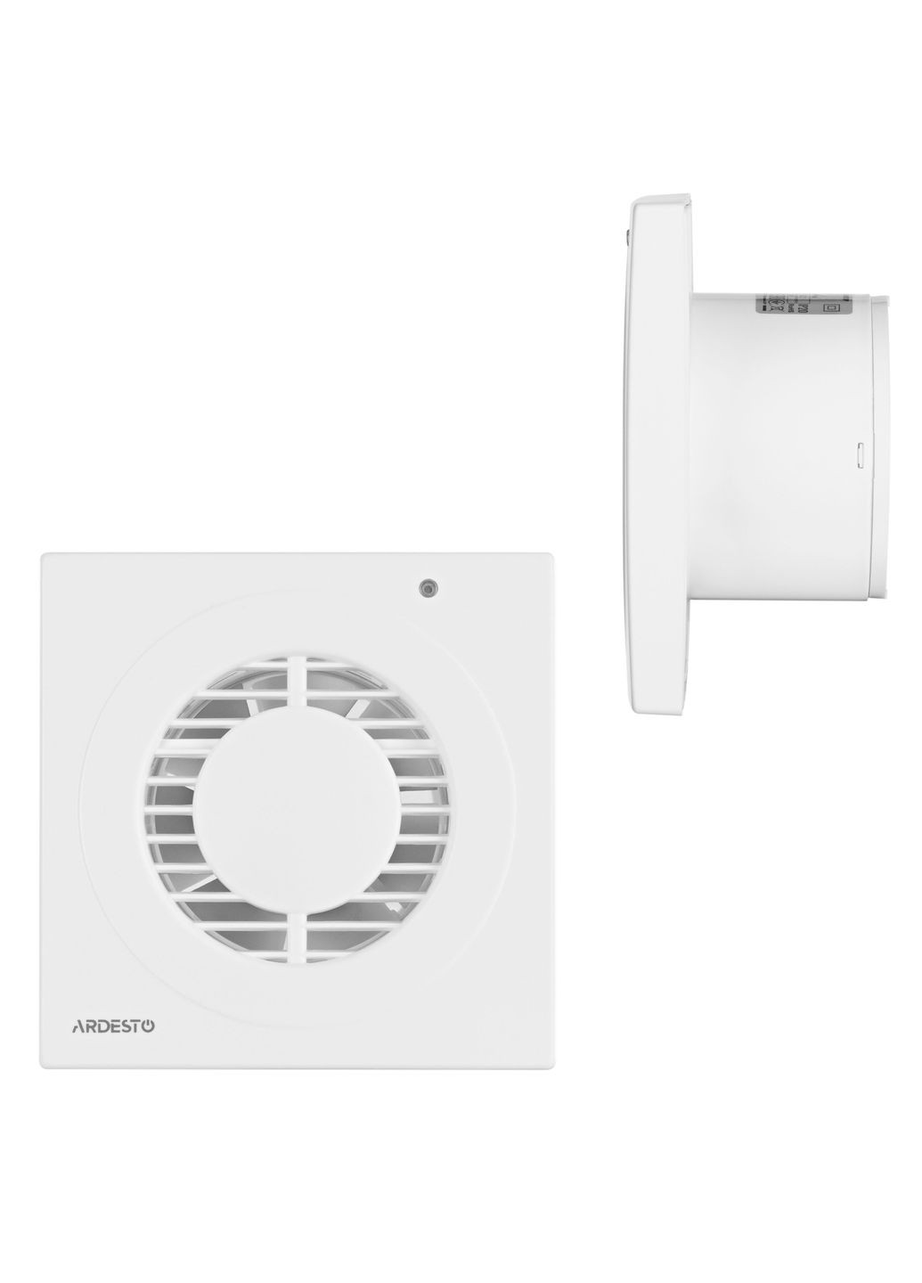 Вытяжной вентилятор 15 Вт, 80 м3/ч, 2400 об/мин, 33 дБ, Ardesto (342113973)
