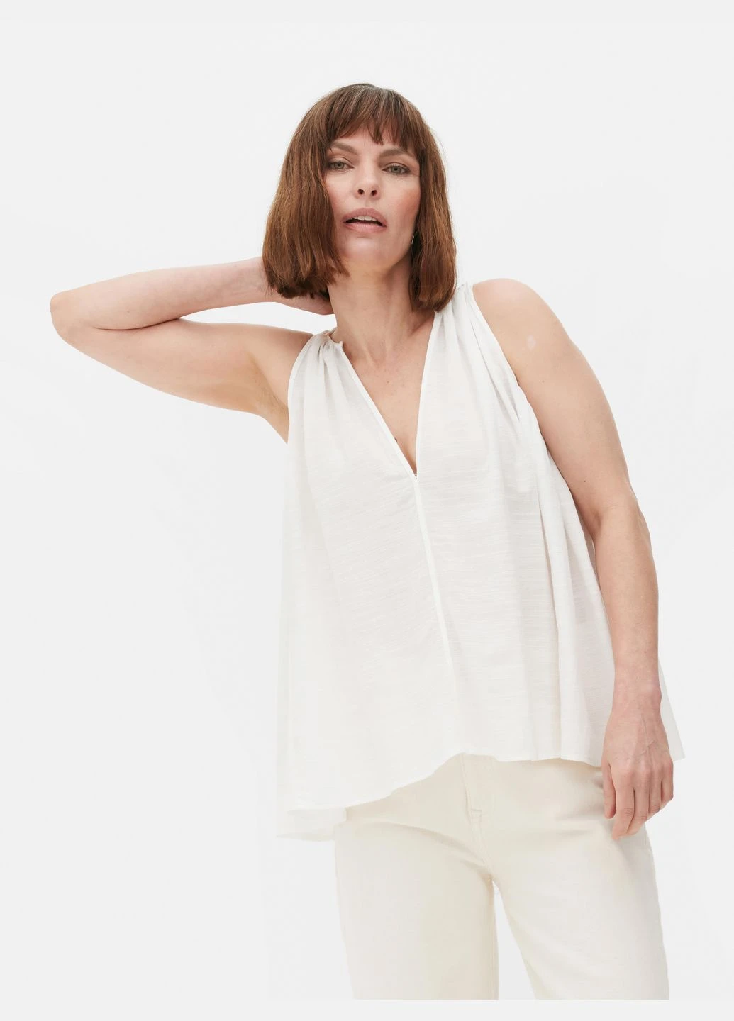 Топ літо,молочний, Primark (336020751)