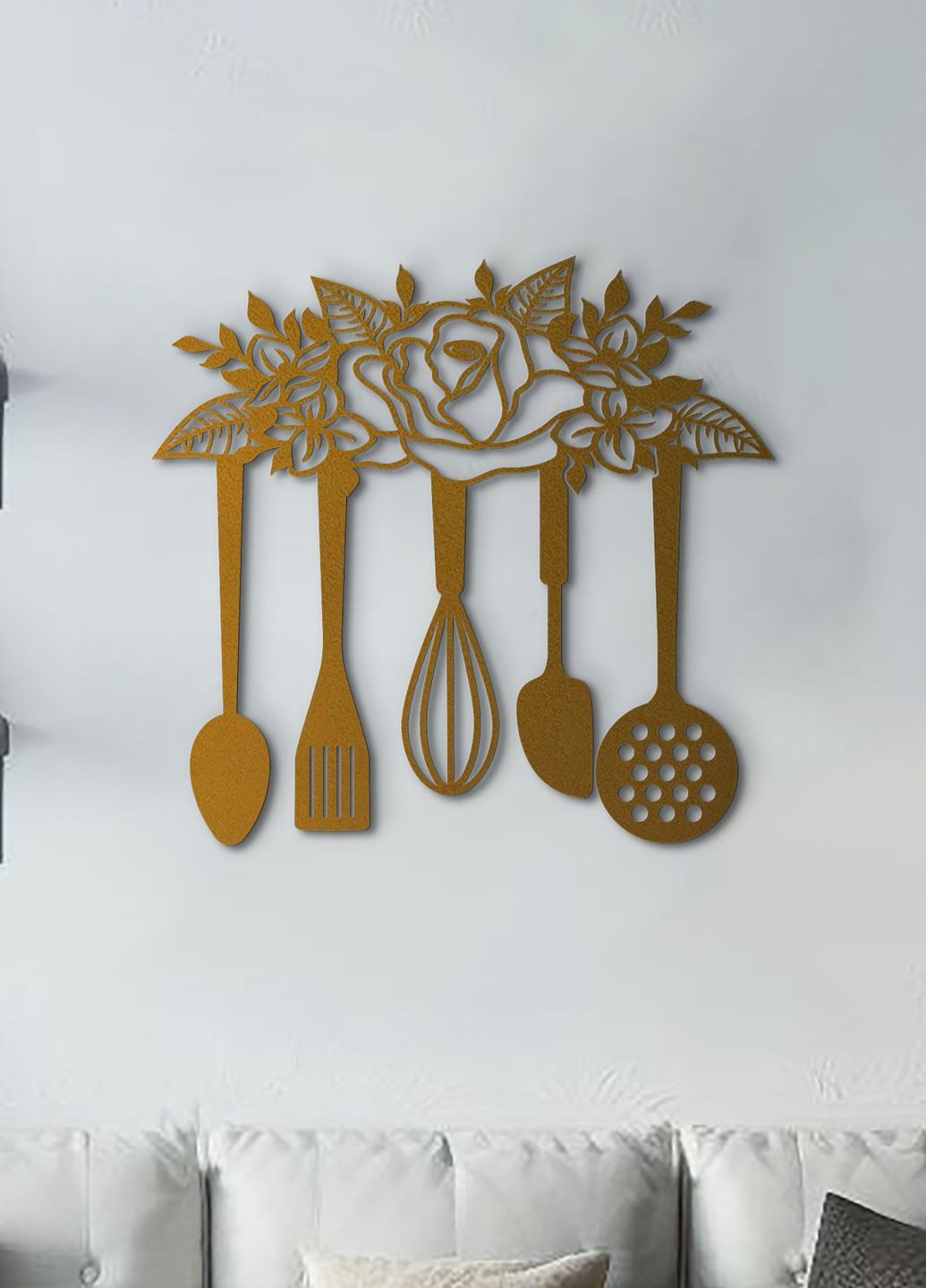 Современная картина на кухню, декор для комнаты "кухонный инвентарь", минималистичный стиль 20х23 см Woodyard (291882763)