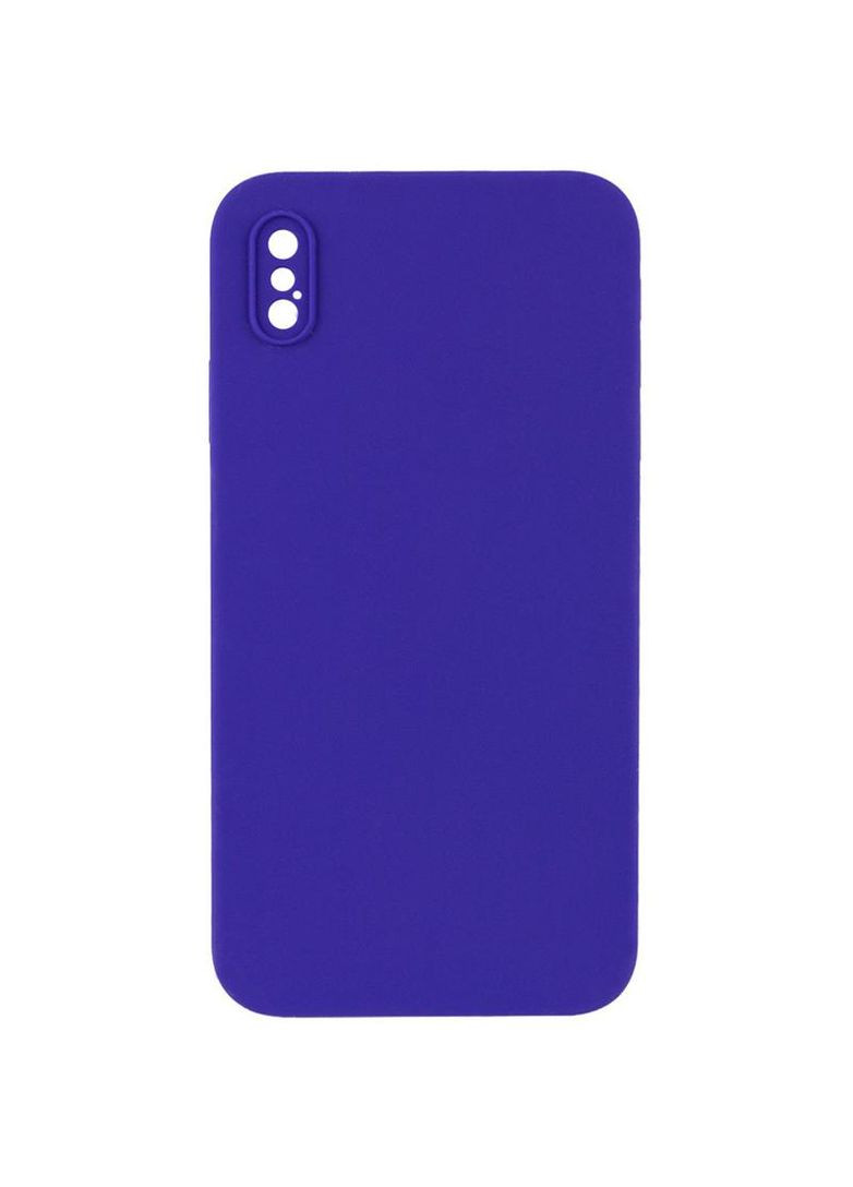 Чехол Silicone Case Square L с защитой камеры для Apple iPhone X (5.8") Epik (322617182)