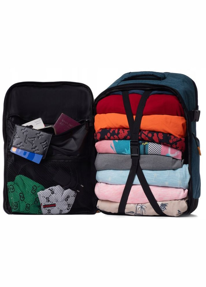 Рюкзак PL01 для ручной клади Ryanair Wizz Air 40х30х20 водостойкий черный RGL (338198687)