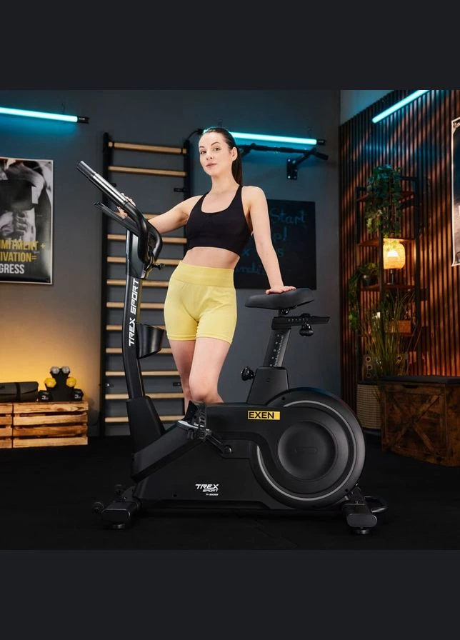 Велотренажер TX-950EB Exen электромагнитный черный TREX Sport (341328034)