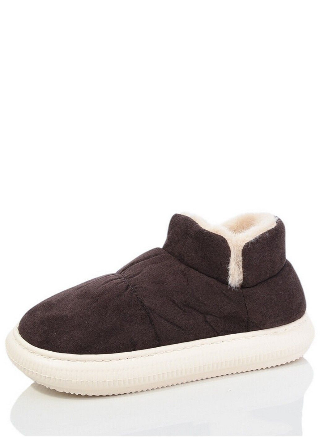 Коричневые комнатные тапочки n2823-1 LuckLine