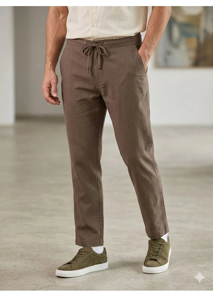 Чоловічі лляні штани Marks & Spencer (394959435)
