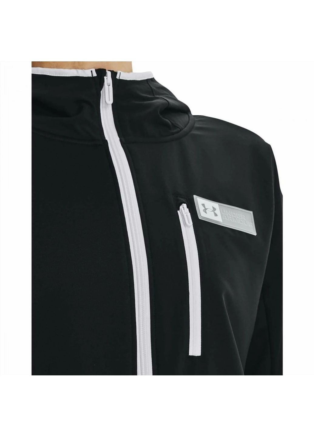 Чорна куртка жіноча plus training hoody black 1365875-001 Under Armour