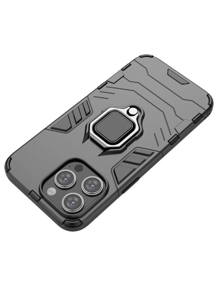Чехол бампер Ring Armor для Apple iPhone 13 Pro Black Primolux (272107567)