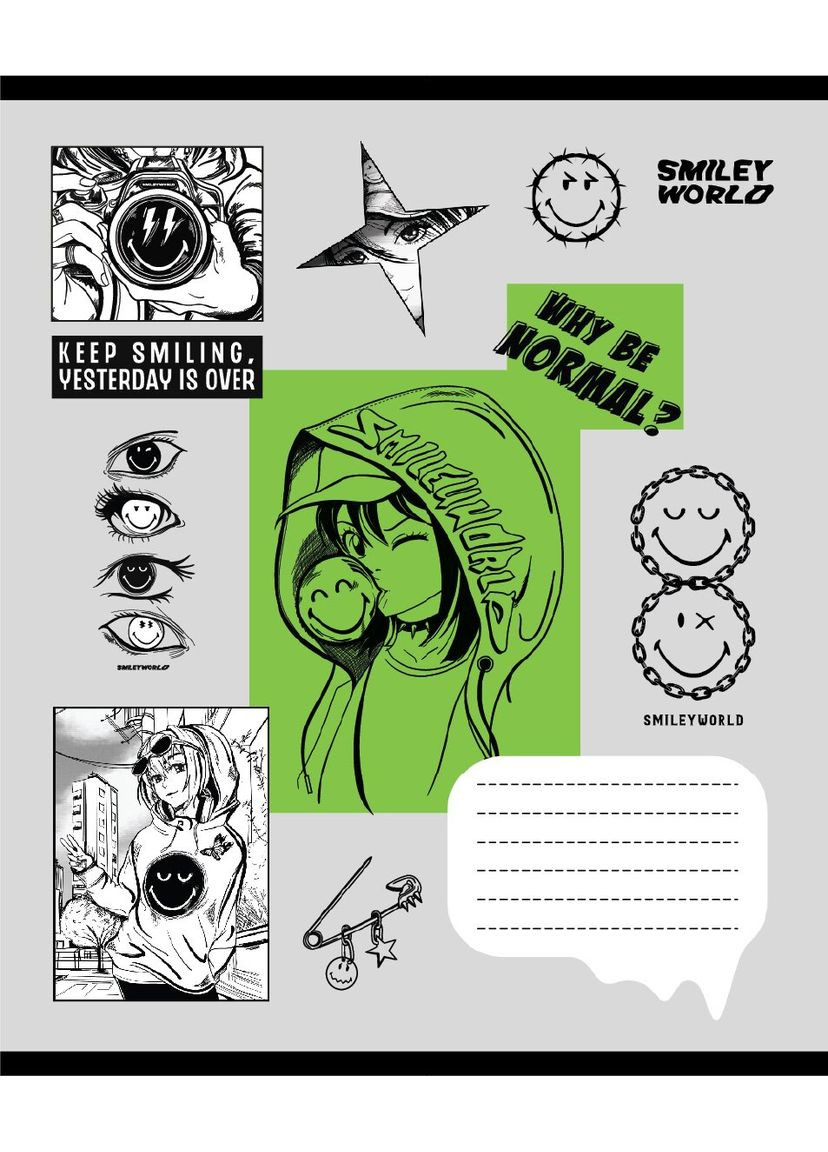 Зошит учнівський Smiley World Anime 767653 36 арк. Різнокольоровий shop (4823092292513) Yes (348420776)