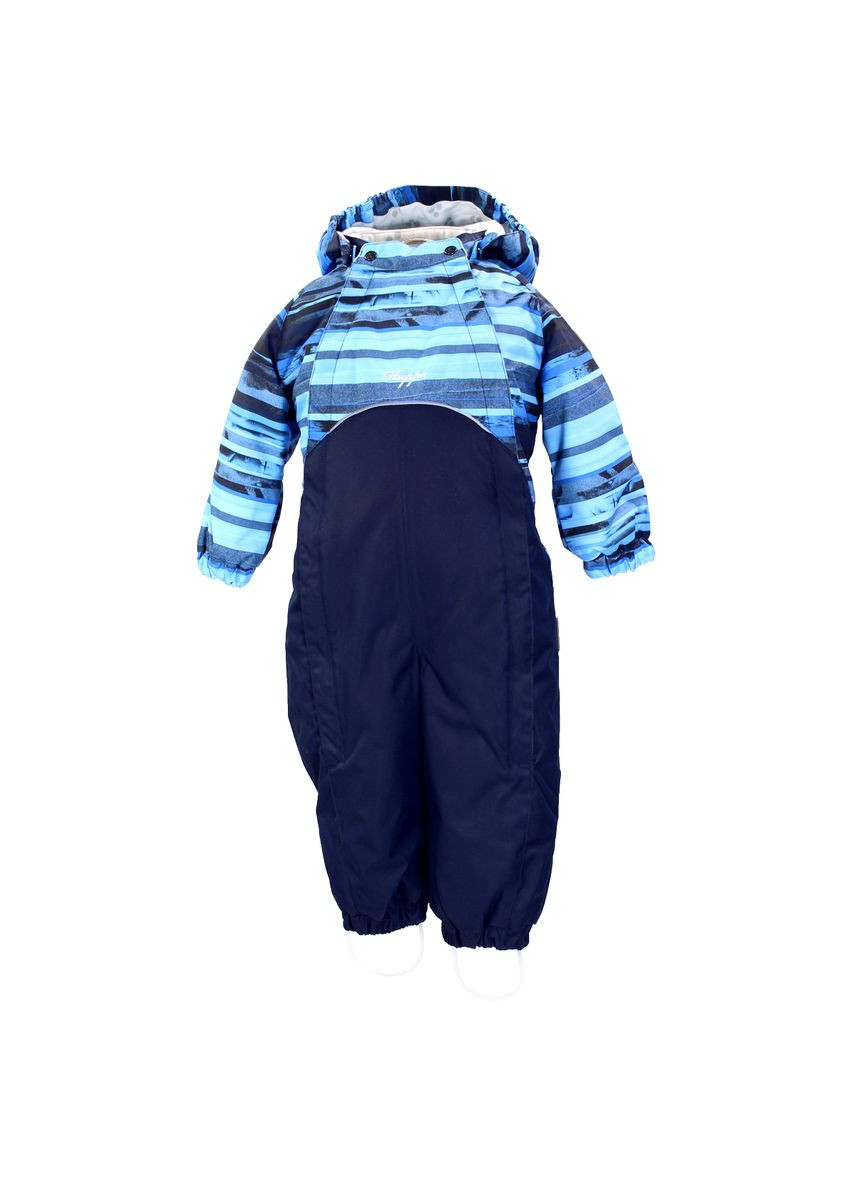 Темно-синяя комбинезон golden blue pattern/navy, полиэстер, р.86, темно-синий с синим () Huppa 36080010-90535-086