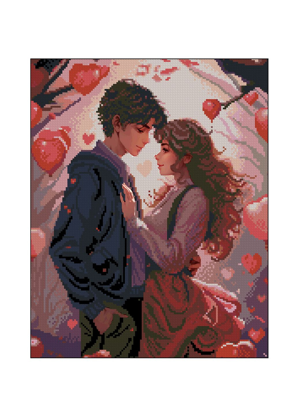 Алмазная мозаика "Чувства" см, вышивка стразами для творчества и рукоделия. Strateg (369760843)